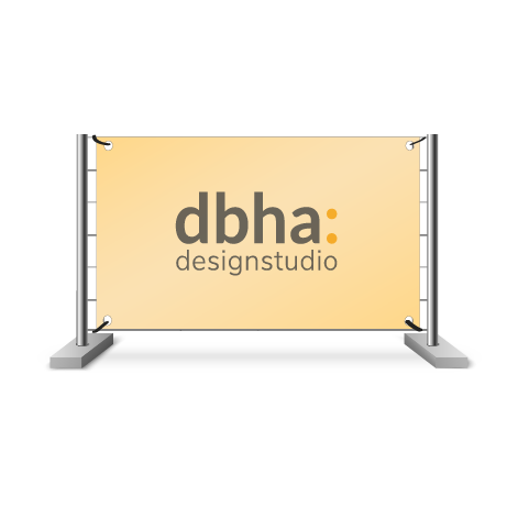 Bauzaunbanner | B 340 cm x H 173 cm | einseitig bedruckt
