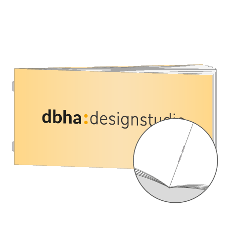 Broschüren Drahtheftung DIN lang