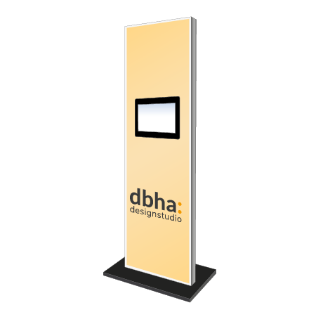 Präsentations-Display mit Monitor