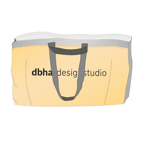 Canvas Tragetasche mit Druck
