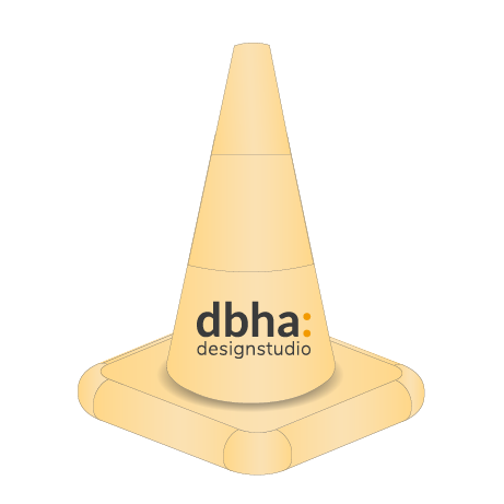 Aufblasbarer Straßenpylon als Produktnachbildung