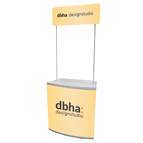 Promotiontheke | B 80,5 cm x H 219,5 cm x T 45 cm | bedruckt